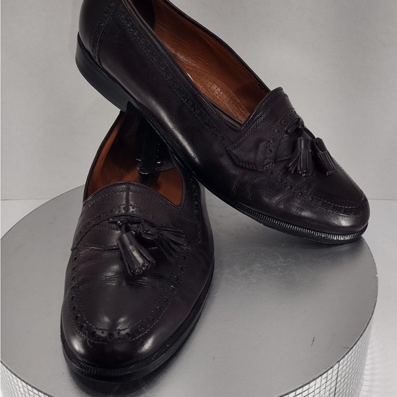 Cable&co Elegant Black Tassel Loafers size 11.5 pre owned good condition main image 4